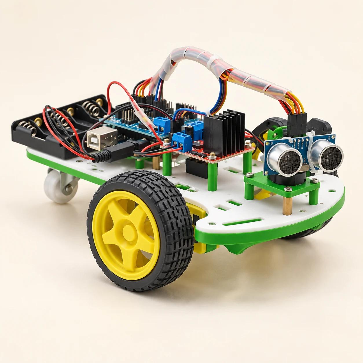 Petit robot mobile avec capteurs